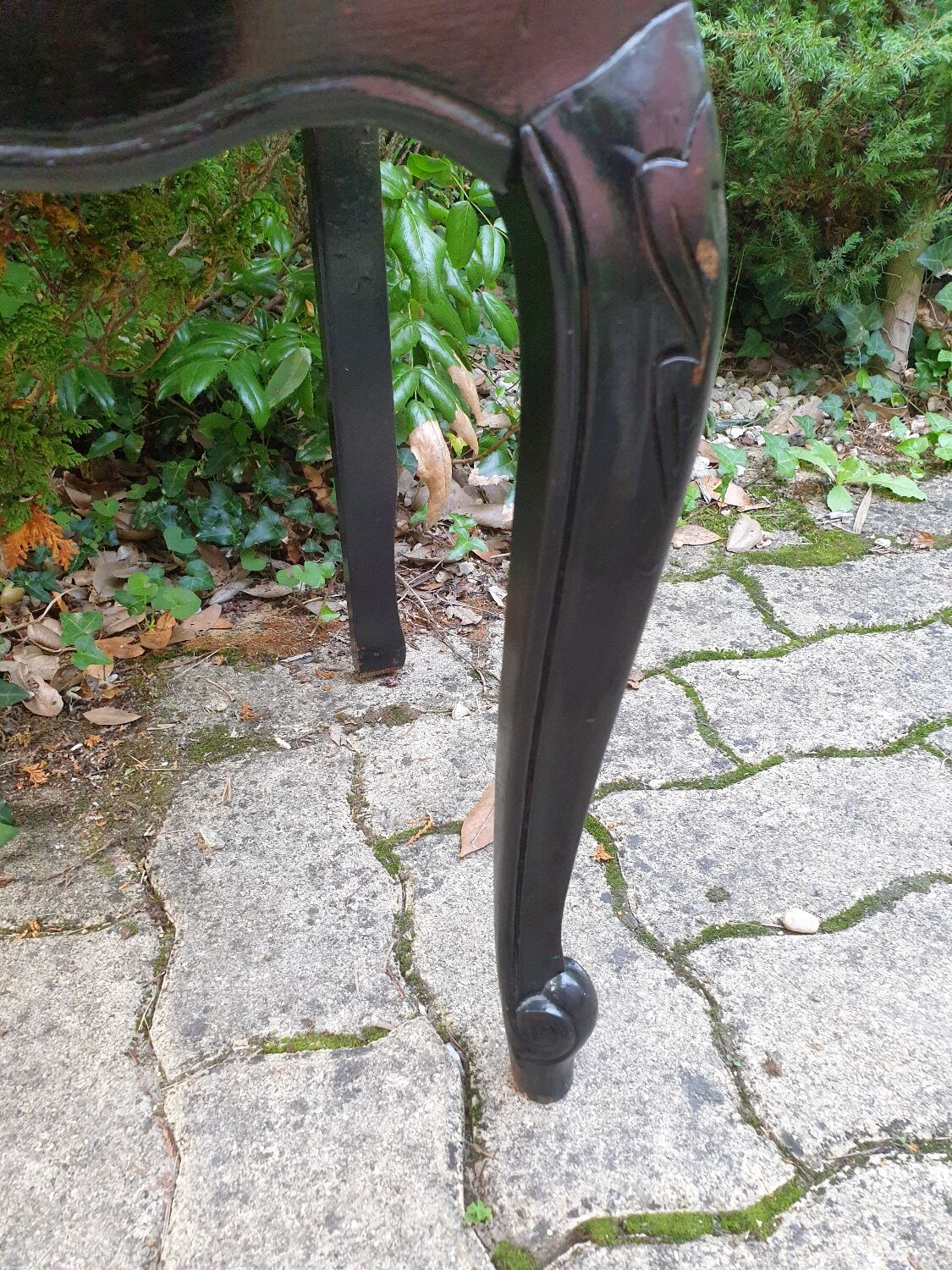 Bureau secrétaire Louis XV noir