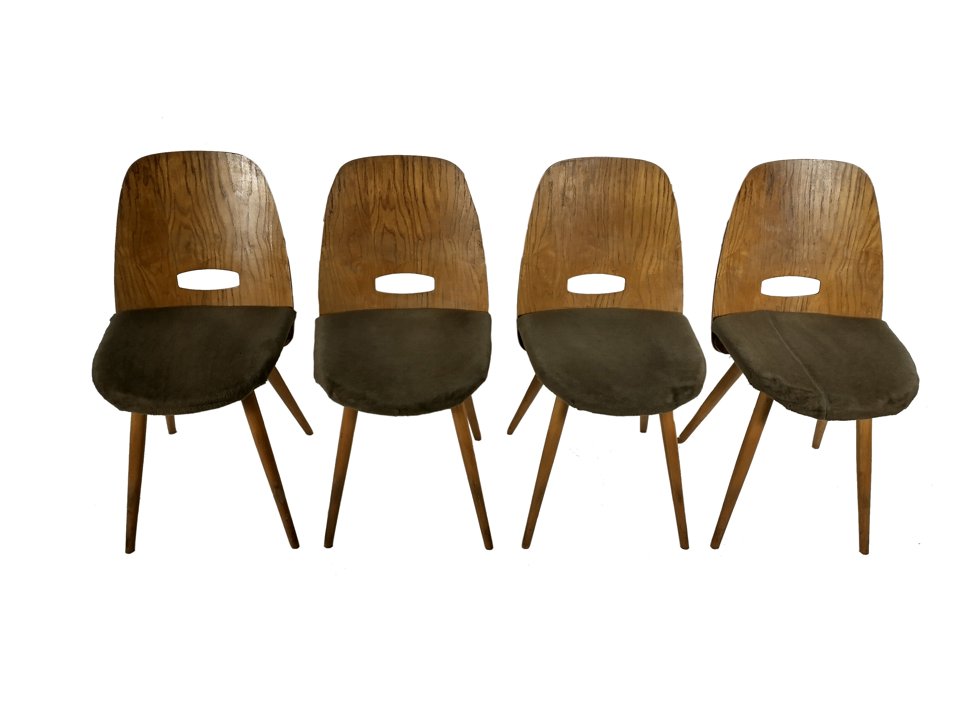 Dining chairs from tatra, 1960s, set of 4