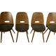 Dining chairs from tatra, 1960s, set of 4