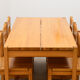Hongisto dining set by Ilamri Tapiovaara for Laukaan Puu, Finland 60s.