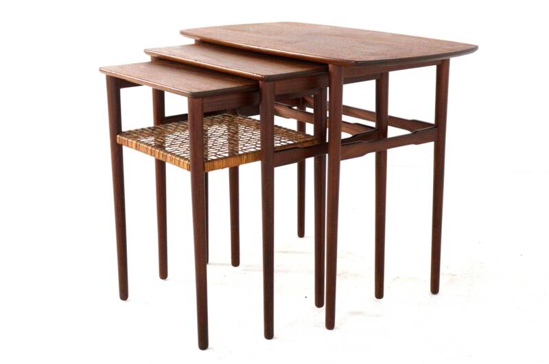 Set of nesting tables 'Sunds' mid century modern