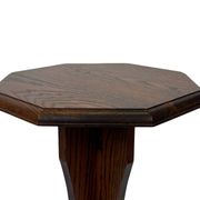 Vintage Plant Stand Side Table Oak Design minimalist