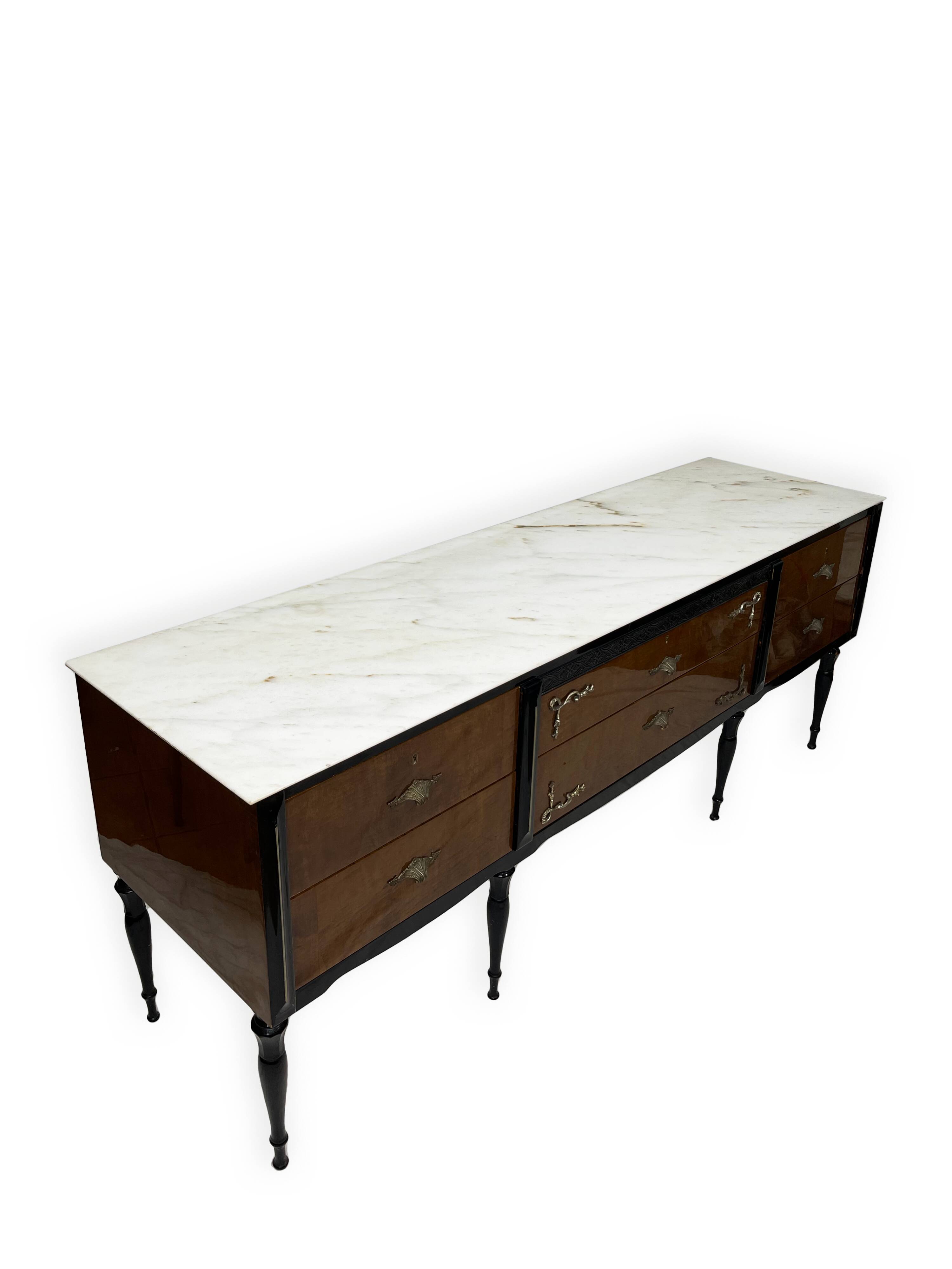 Commode italienne du milieu du siècle, 1960