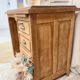 Restored antique oak desk - 4 drawers