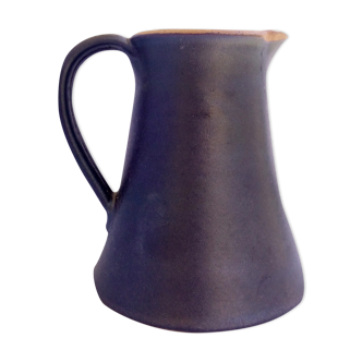Flared stoneware pitcher