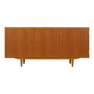 Ash sideboard, Danish design, 1970s, designer: Carlo Jensen, production: Hu