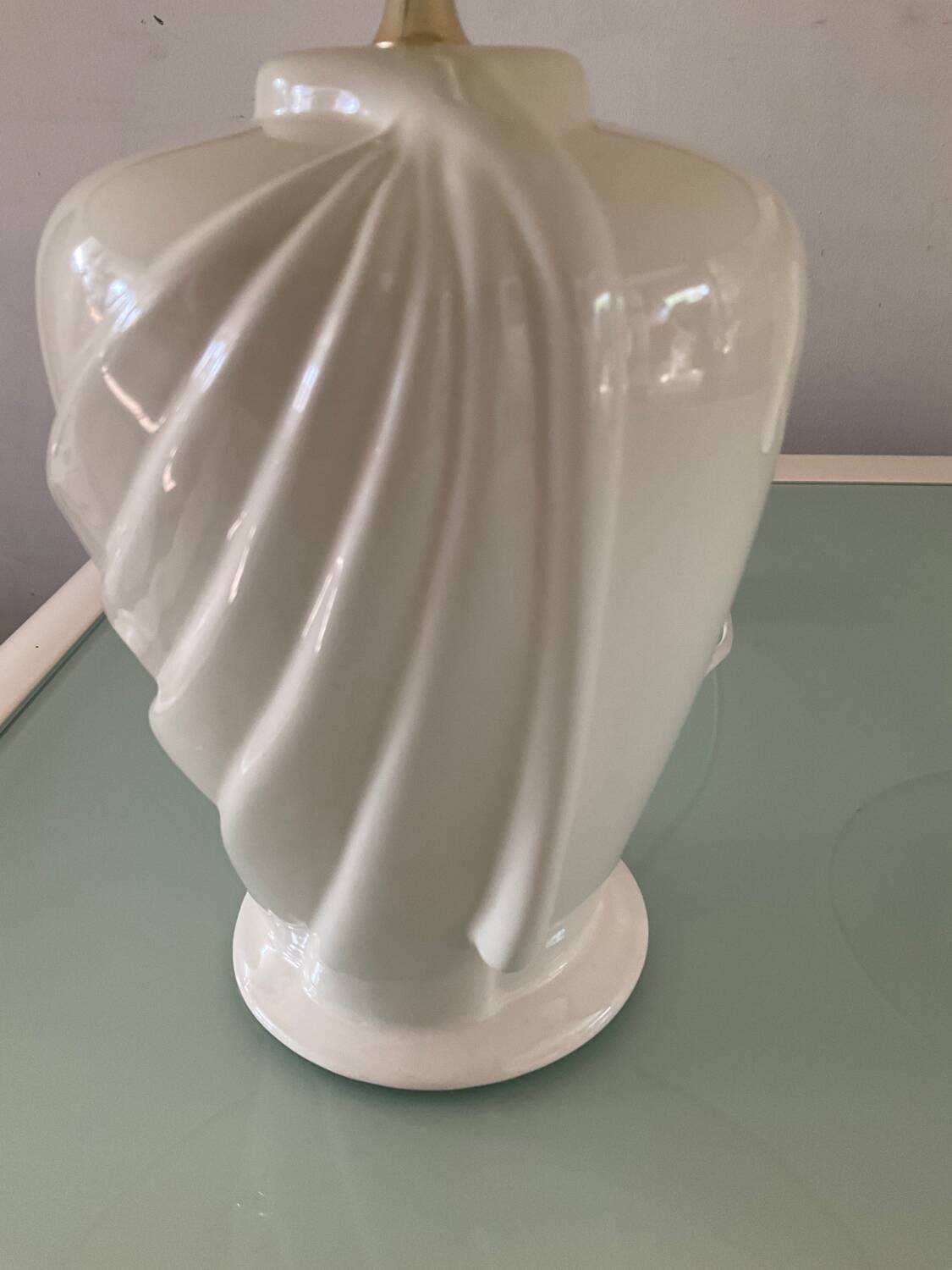 Paire de lampes vintage en céramique