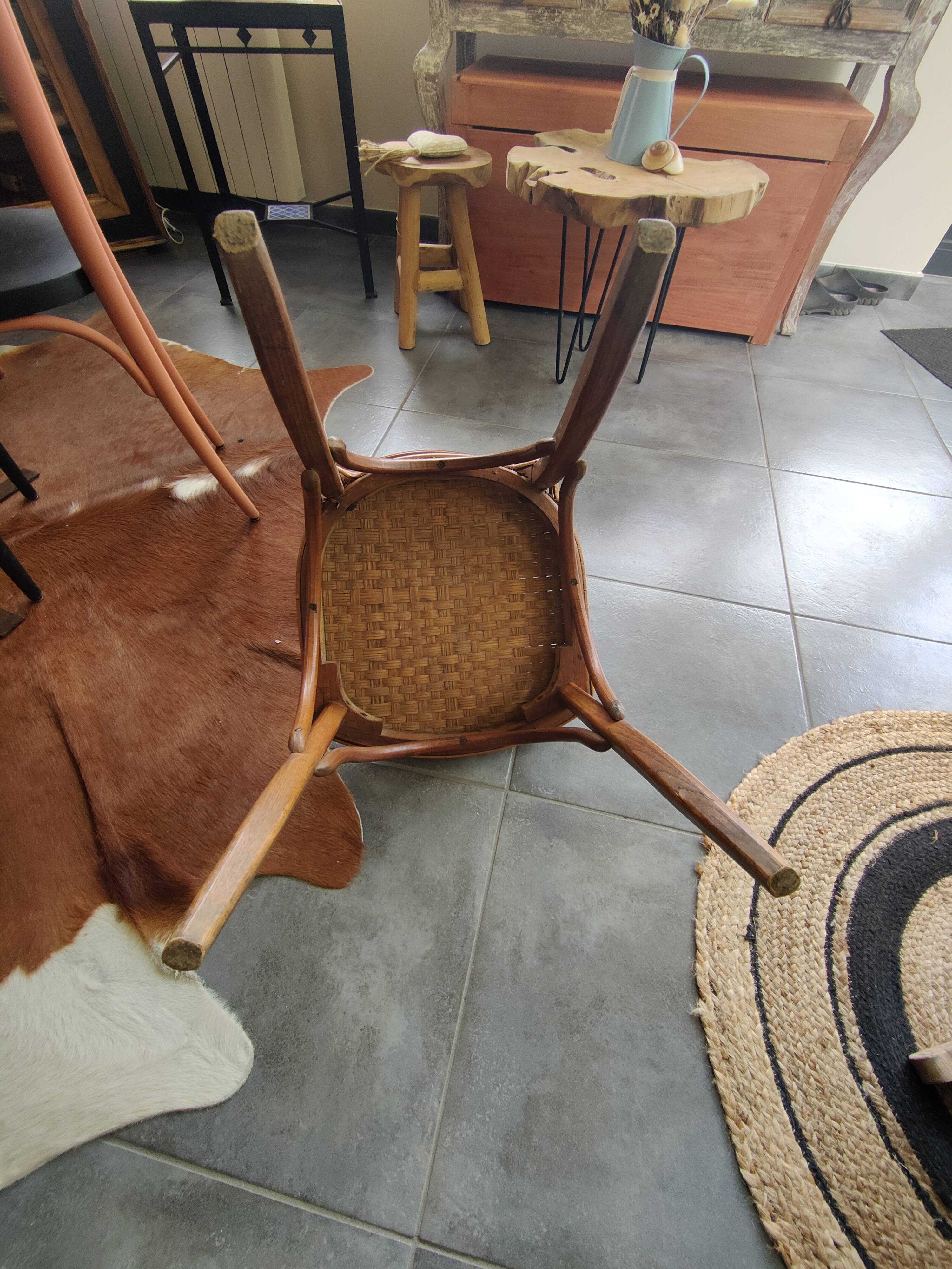 Rattan bistro chair