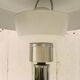 70's chrome and brushed art deco style lamp