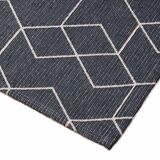 Tapis, style scandinave, design années 70, Cube Anthracite