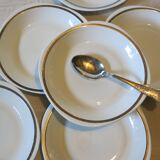 6 Sologne porcelain soup plates in very good condition