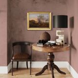 Antique French Painting Landscape From 19th Century