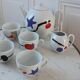 Tea set Axis Paris 80s futuristic style