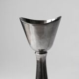 Cohr Silver Plated Candlestick, Denmark, 1960s