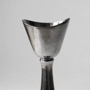 Chandelier Cohr plaqué argent, Danemark, années 1960