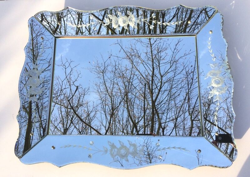 Mirror Venetian style period Art Deco