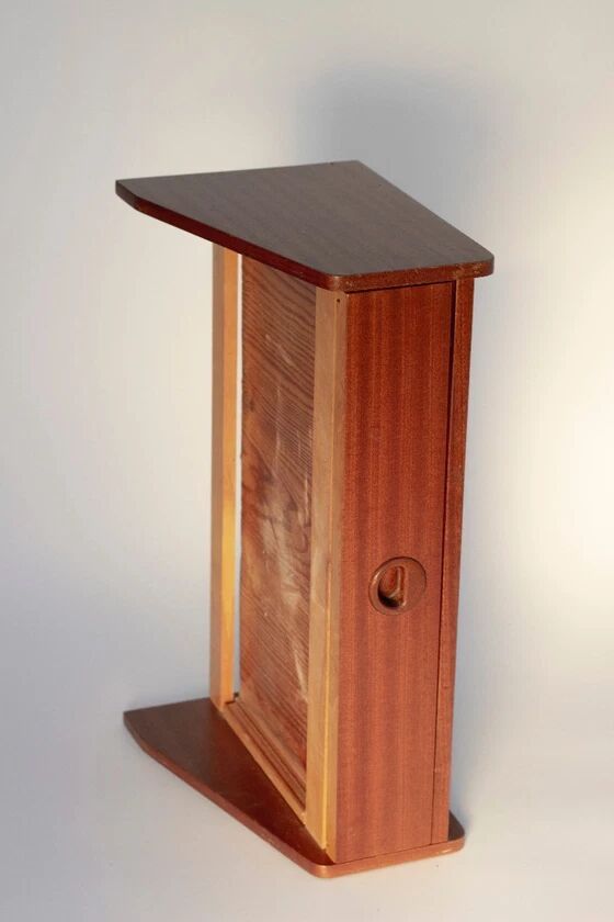 Teak wall shelf bedside - Denmark 1960s