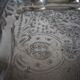 Silver metal tray