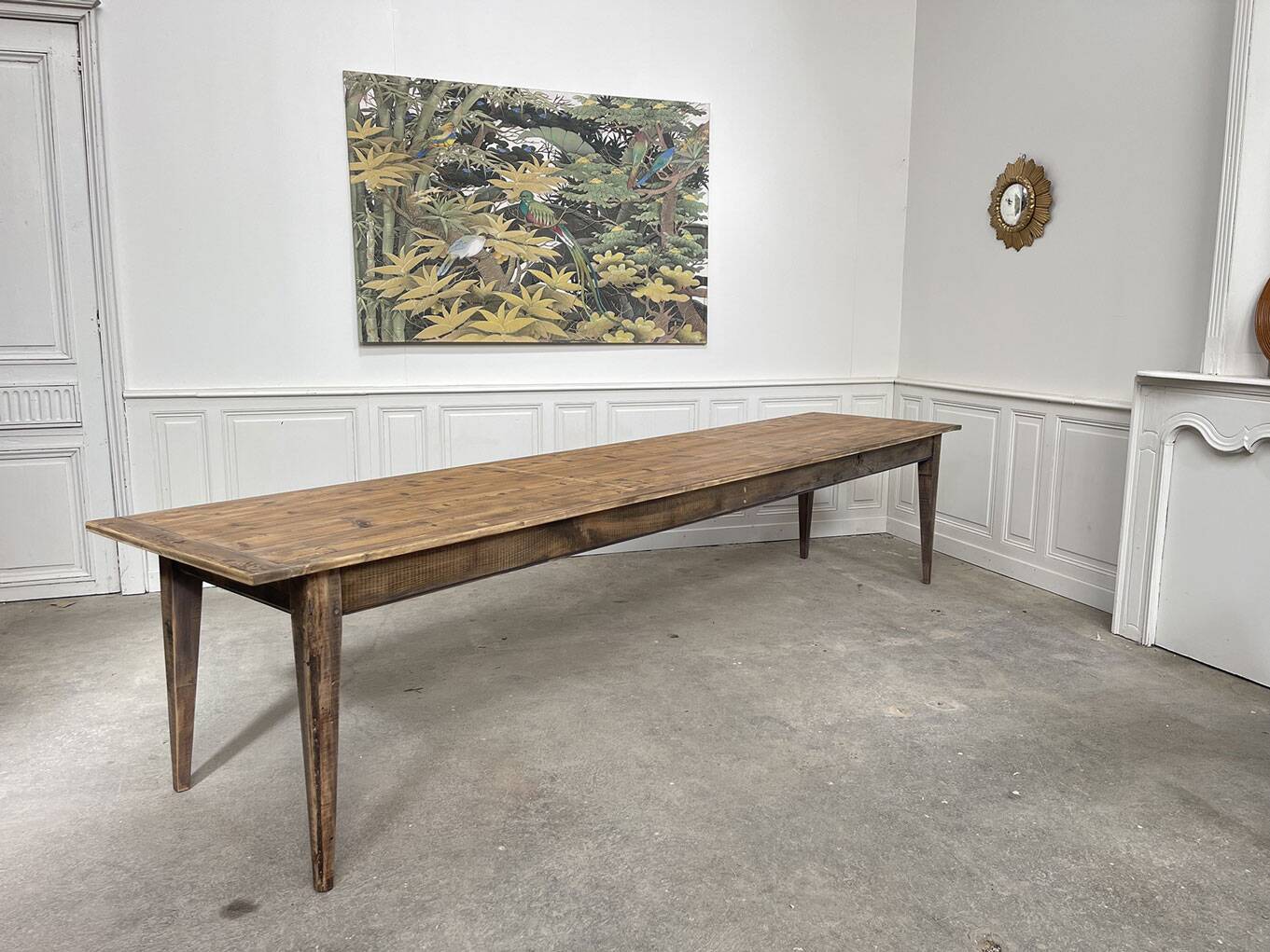 Large 1920 table with a length of 360cm