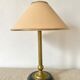 Antique living room lamp in bronze and ceramic