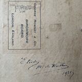 Old painting: study by Martin de Waelhem of 1921