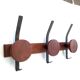 Teak and metal coat rack from the 60s