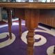 Round table 90 cm extensions six feet