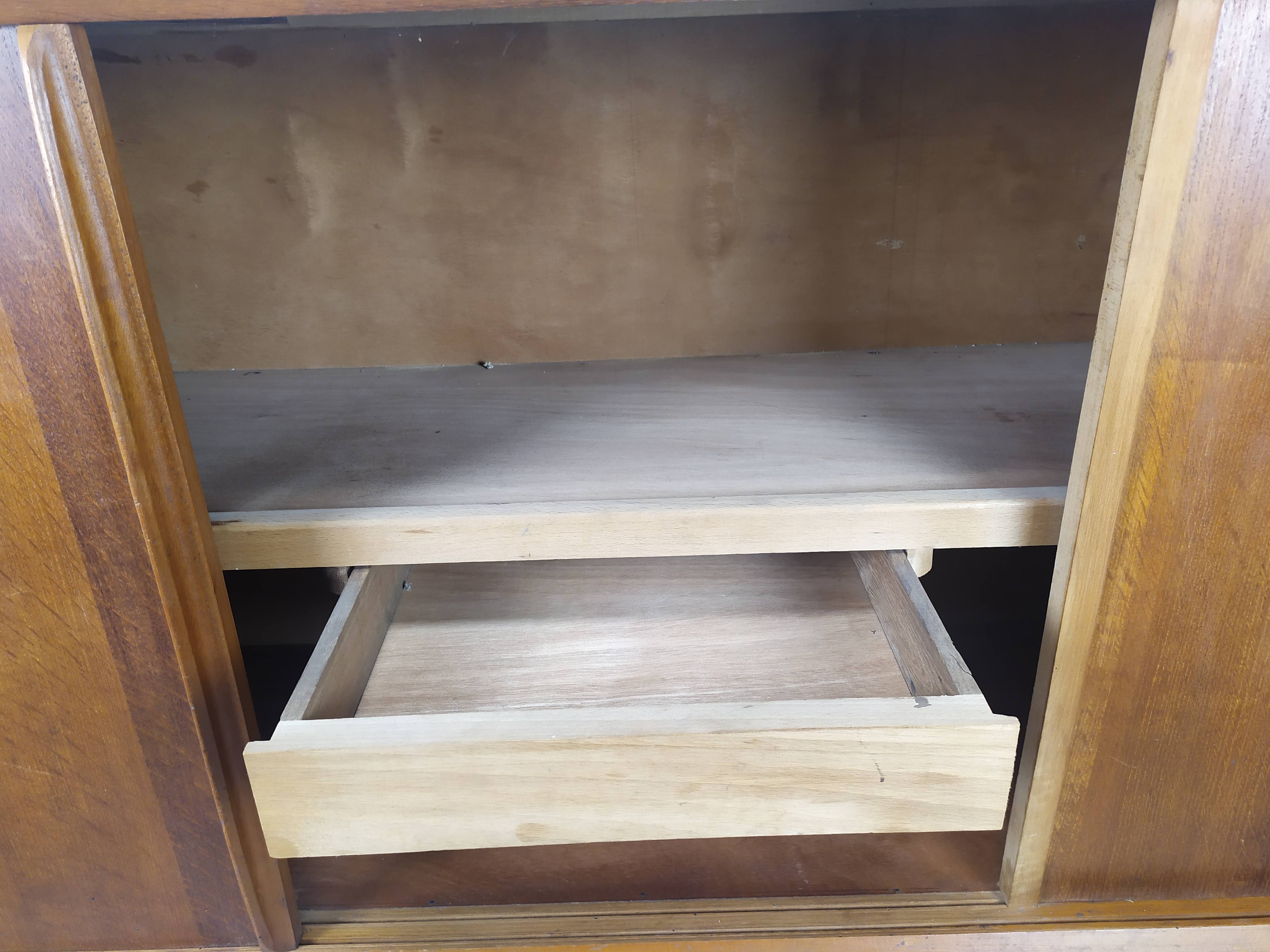 Vintage enfilade sliding doors