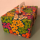 Suitcase sewing sewing box learning vintage flower