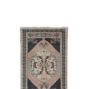Tapis vintage turc de oushak tissé à la main 59x200 cm