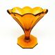 Art Deco vase, crystal, Moser, Czechoslovakia, 1930s