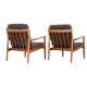 Pair of GM5 armchairs by Svend Age Eriksenk, 1960