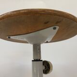 Vintage stool work tabouret by Friso Kramer Ahrend de Cirkel