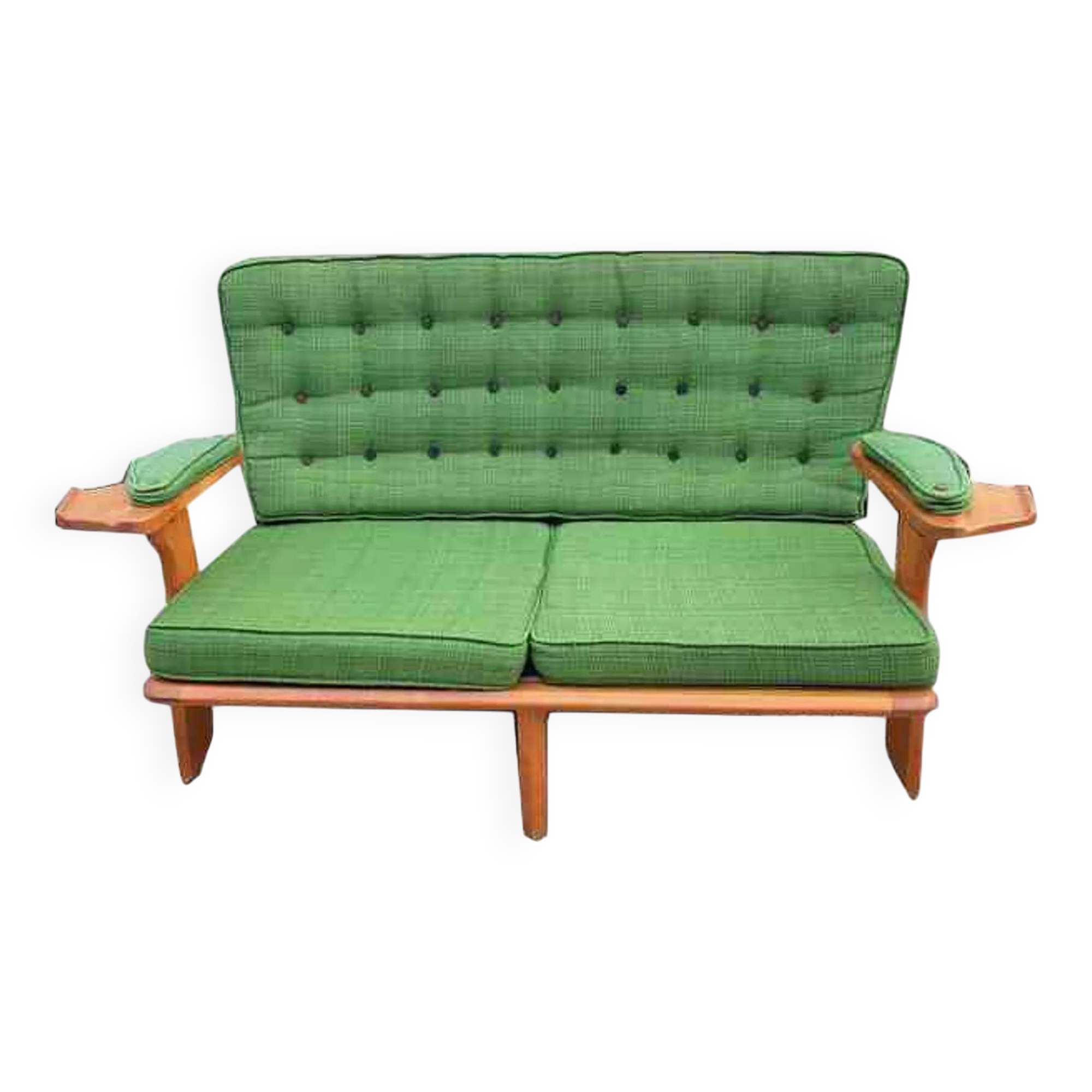 Sofa by Robert Guillerme and Jacques Chambron