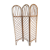 Vintage rattan screen