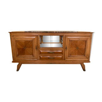 Buffet dining room vintage solid wood on feet