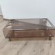 Bar roulant table basse en plexiglas vintage années 70
