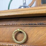 Louis XVI style dresser with pink marble