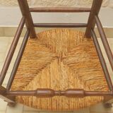 Directory straw armchair