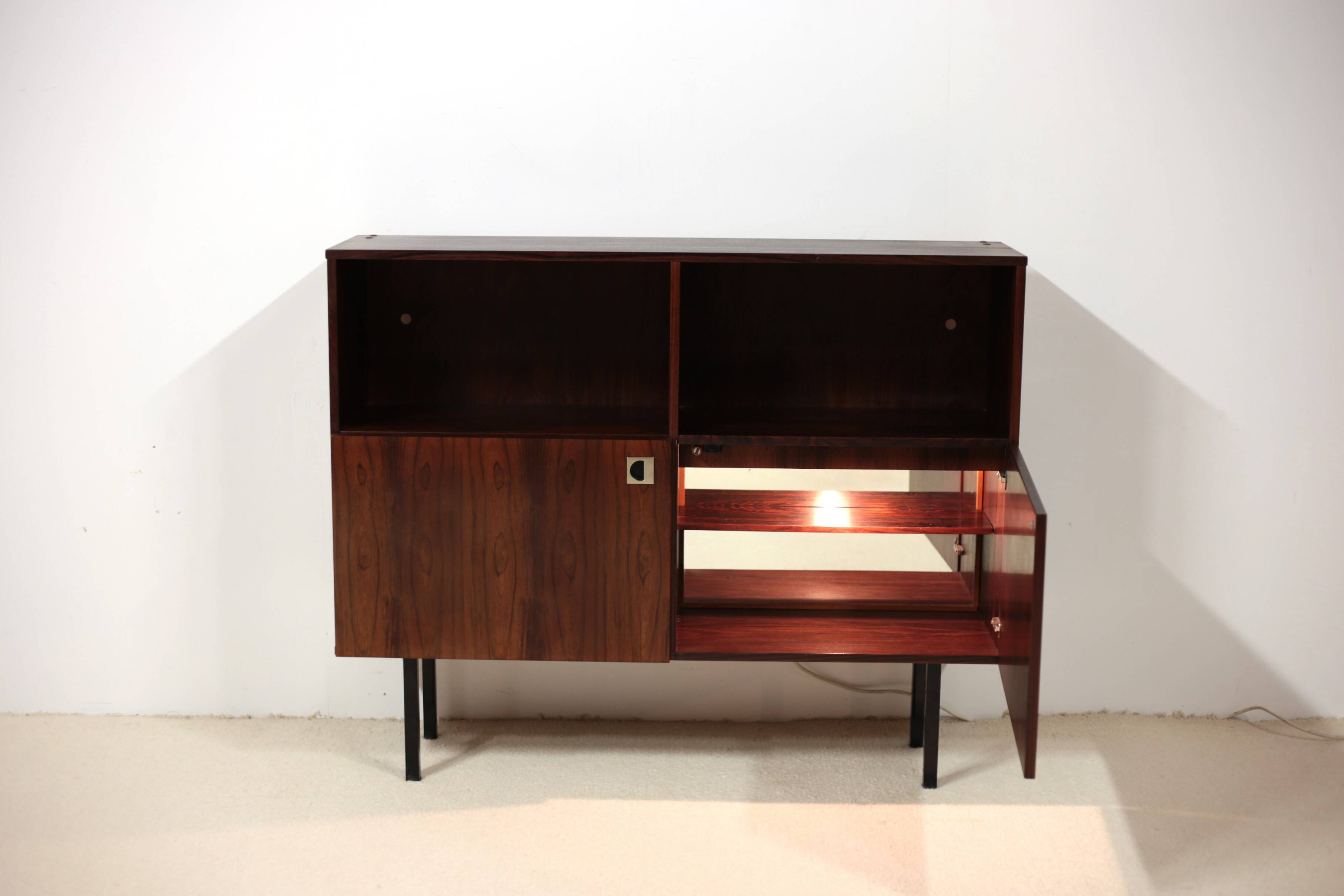 Rosewood bookcase sideboard