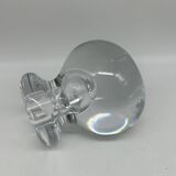 70s crystal candle holder