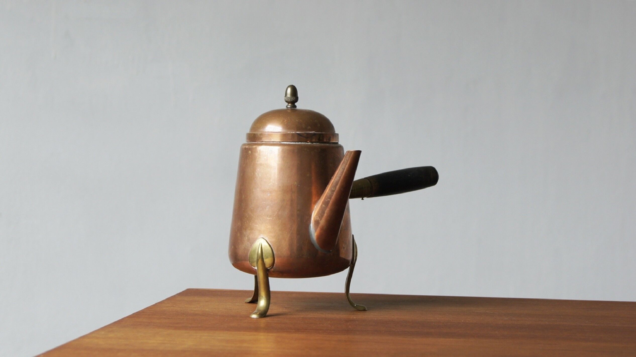 Copper Kettle Norway 1960s, Vintage