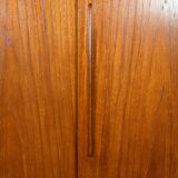 Buffet haut en teck de style moderne du milieu du siècle, fabriqué par Farso Mobelfabrik, Danemark.