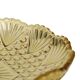 Art Deco Amber Depression Glass Tall Fruit Bowl 17cm