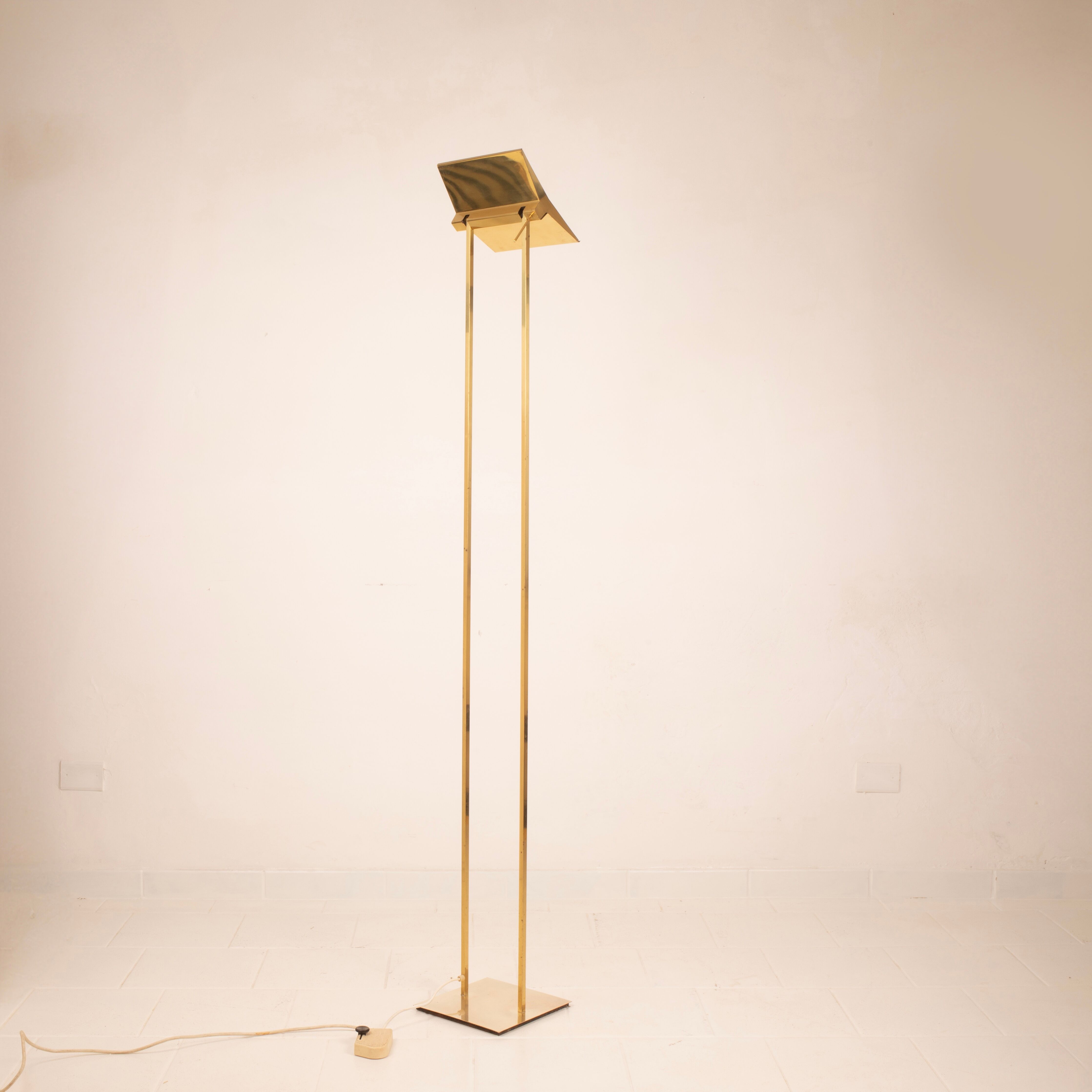 Concord Solid Brass Floor Lamp by Marco Zotta