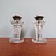 Pair of crystal lamps, Val Saint-Lambert (Belgium), 1930s