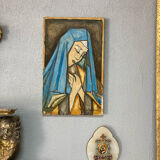 Oil on canvas of the Blessed Virgin