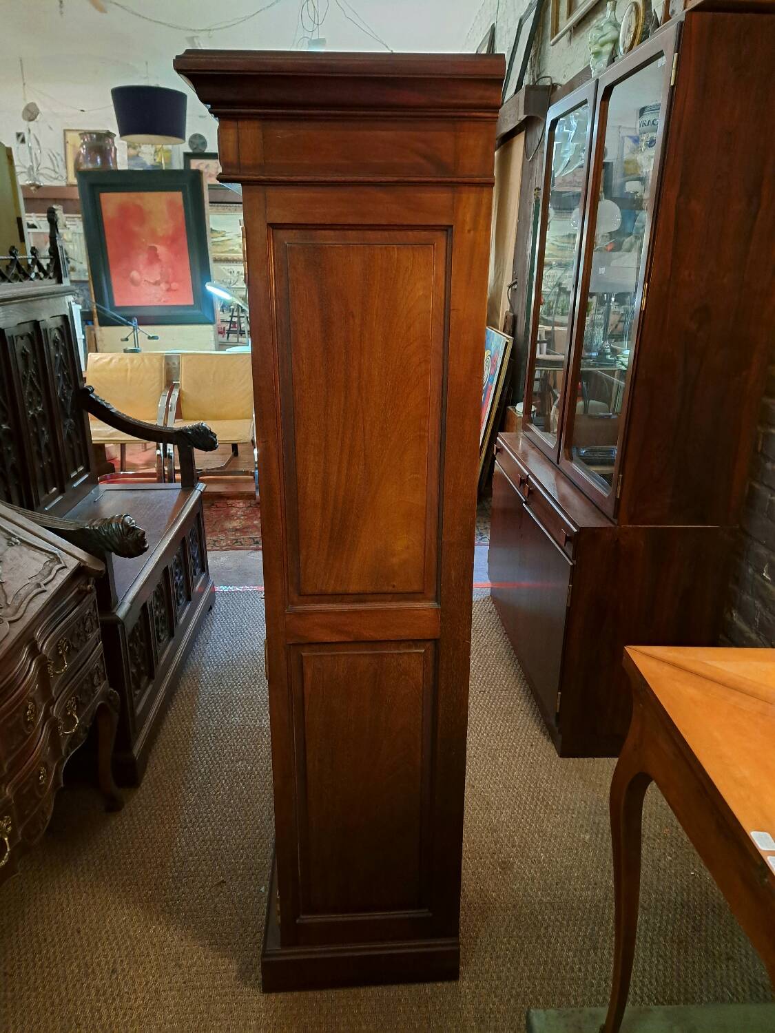 Meuble de notaire à clapets en acajou