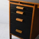1960s desk with black details