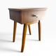 Mini bedside table/side table/small vintage wooden chest of drawers